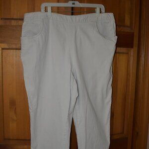 woman's khaki Pants 20W Petite